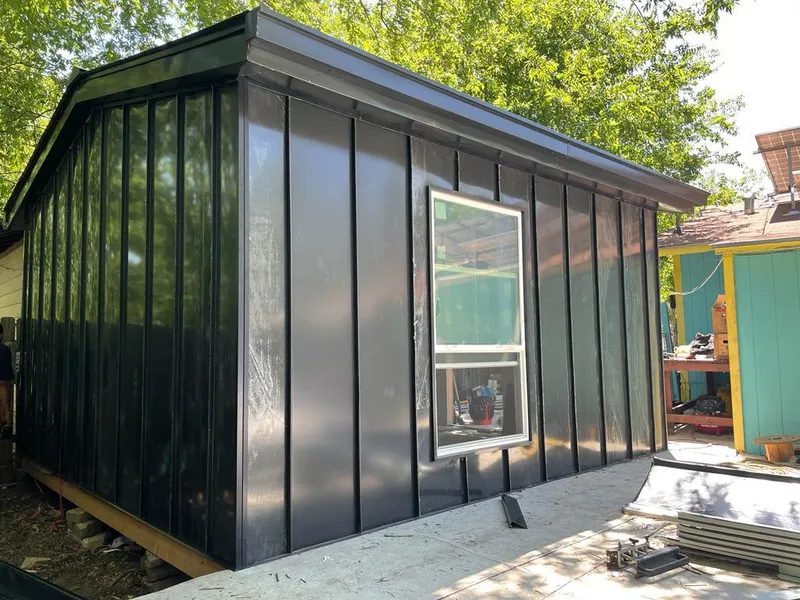 Black standing seam metal wall panels for Metal Roof Installation in Hartsville-Trousdale County